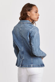 Minah Denim Blazer- Santos