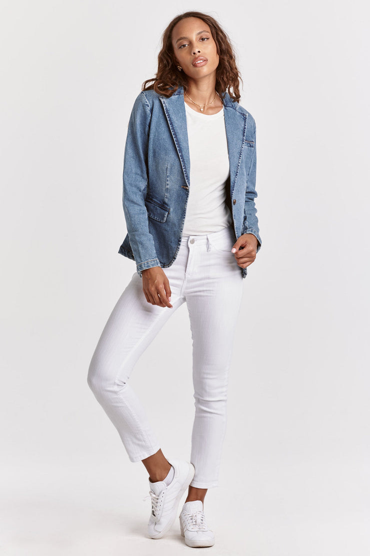 Minah Denim Blazer- Santos