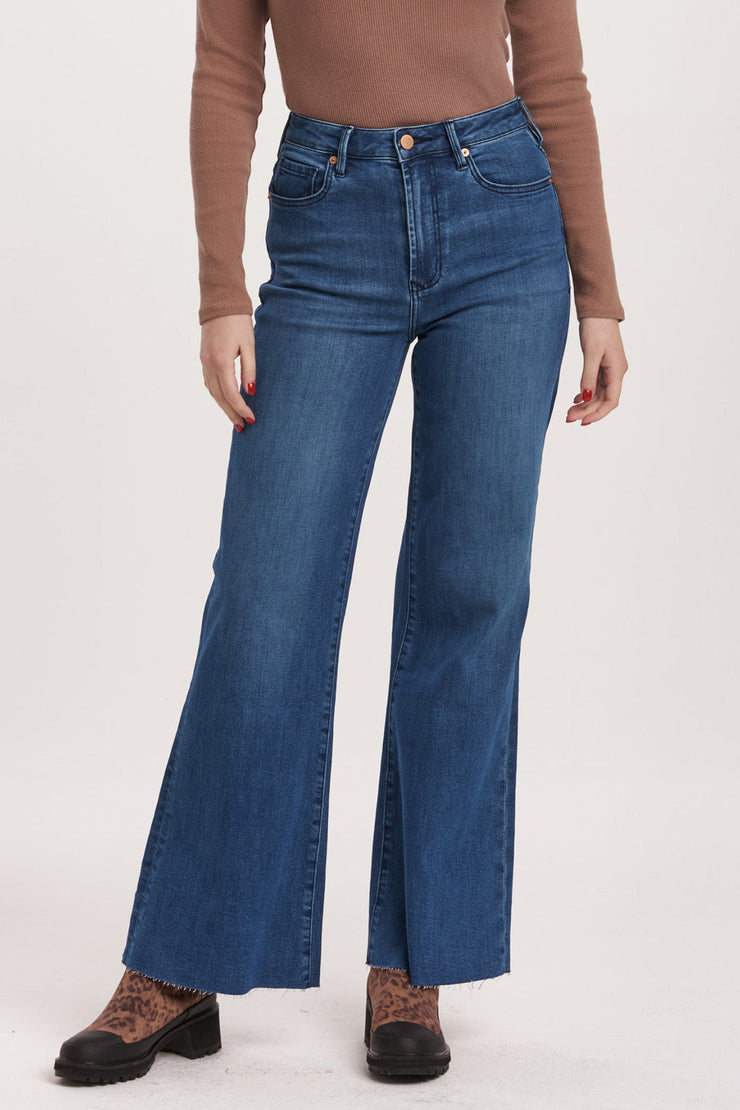 Fiona High Rise Jean- Violet Blue