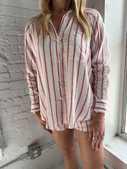 The Perfect Line Top Cabana Red