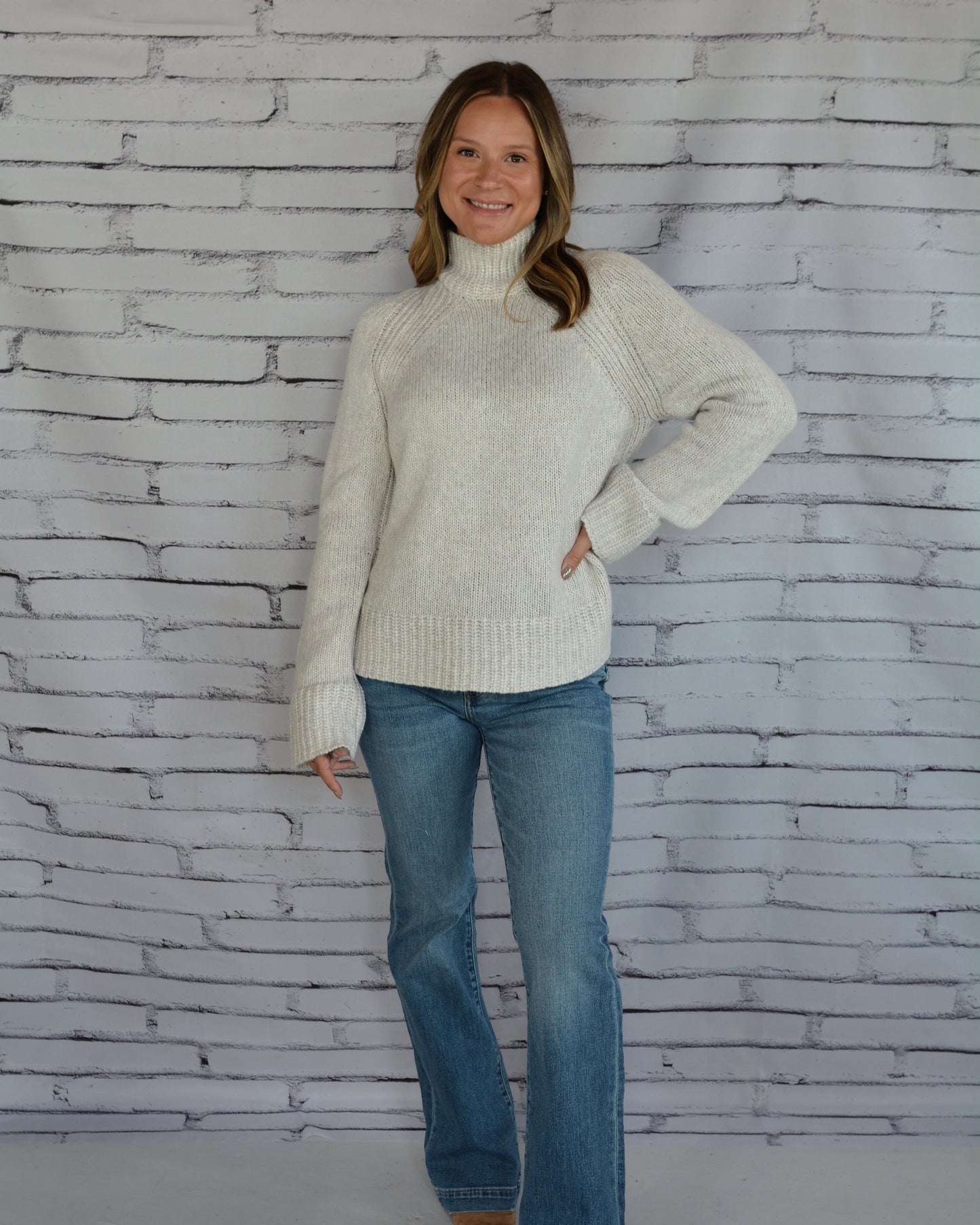 Emerge Funnel Neck Sweater