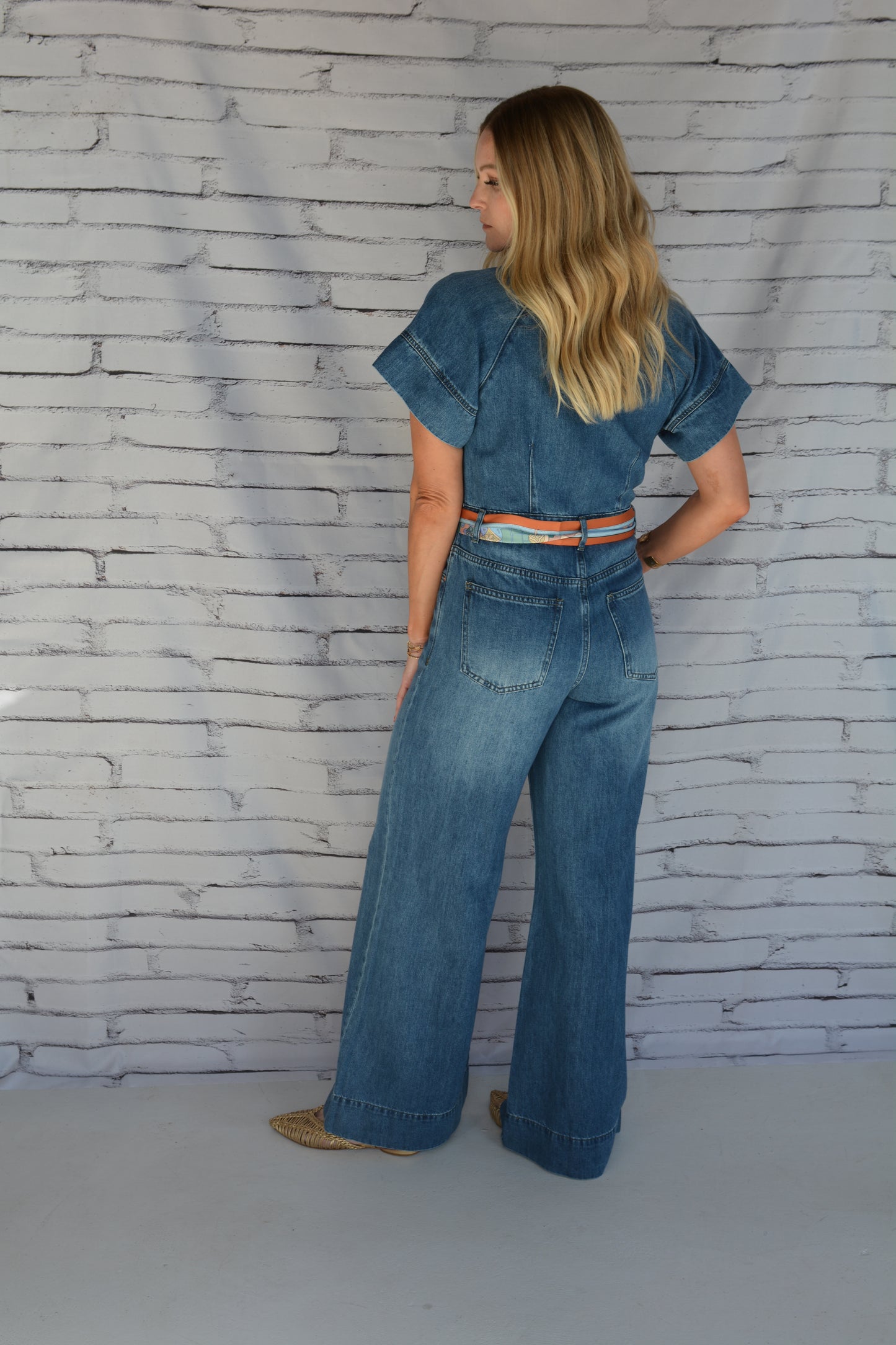 Relaxed Flare Jumpsuit
