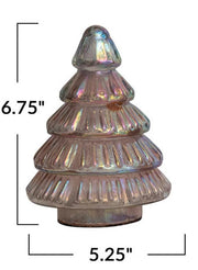 Embossed Mercury Glass Tree