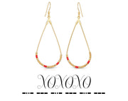 "Xoxoxo" Morse Code Earrings