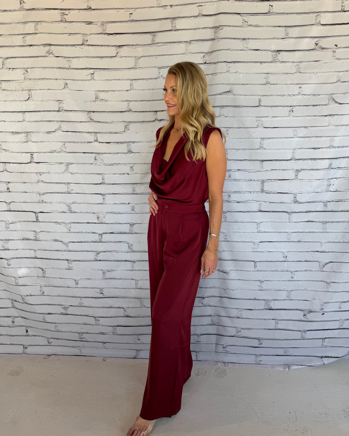 Marielle Pants Burgundy