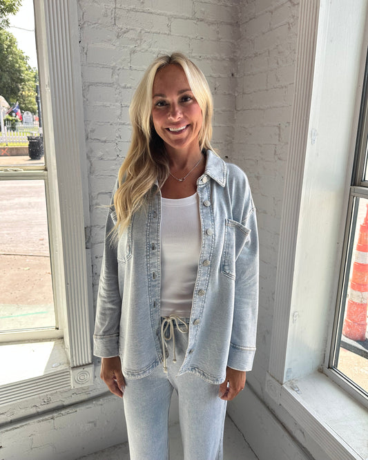 All Day Knit Denim Jacket