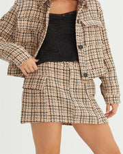 Tweed Mini Skirt