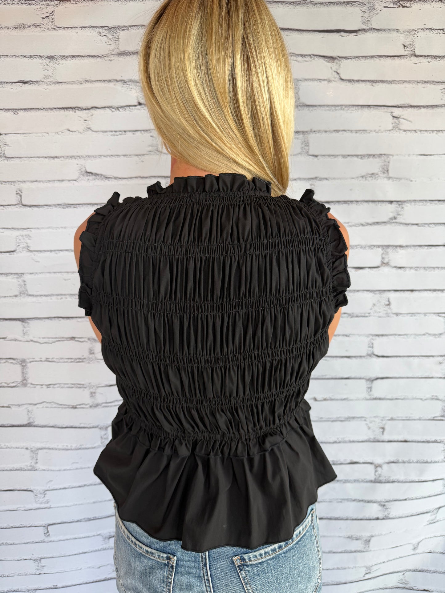 Shadow Peplum Top