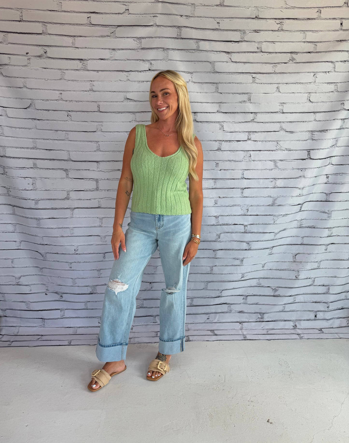 Acadia Sweater Tank Sprout