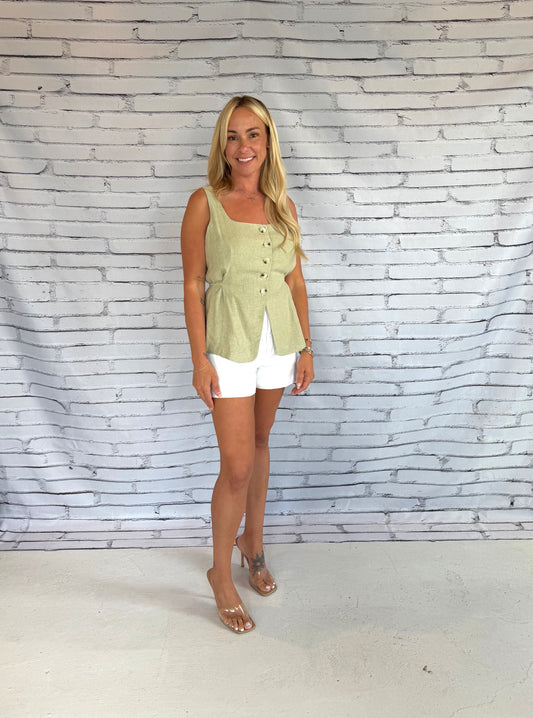 Calypso Vest Abbey Stone