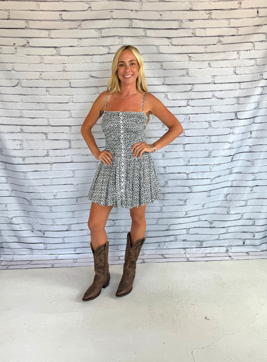 Black Zina Mini Dress