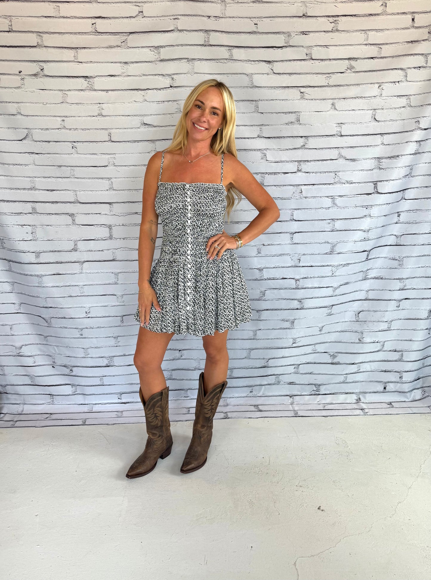 Black Zina Mini Dress