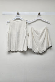 Embroidered Linen Set