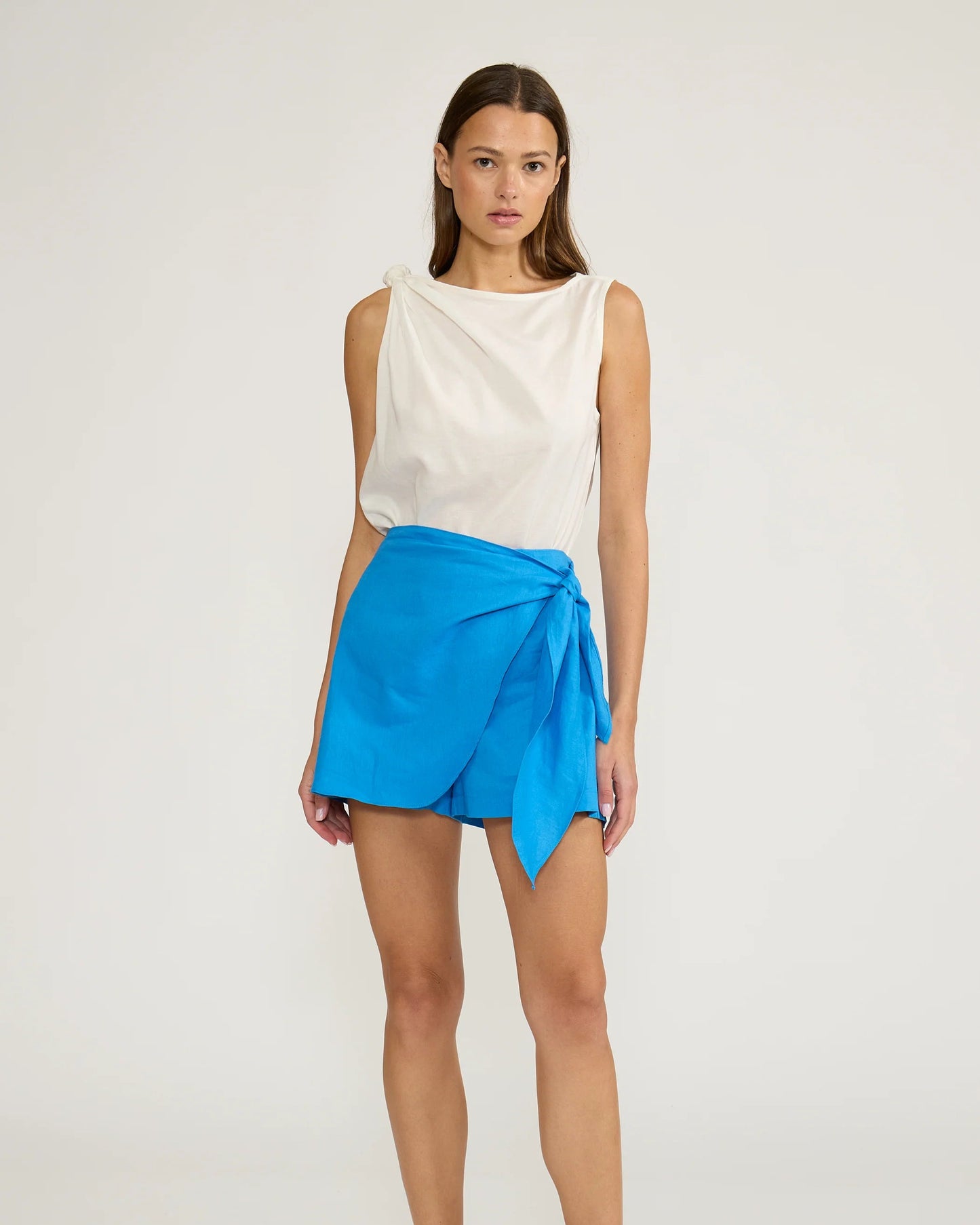 Heather Wrap Skort