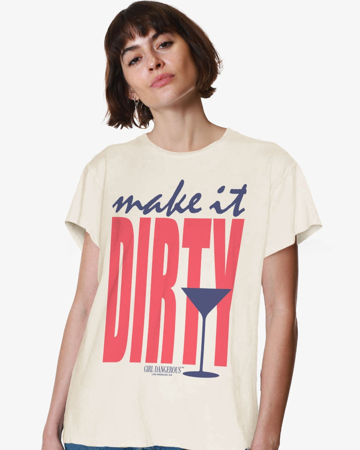 Make It Dirty Natural Vintage Tee