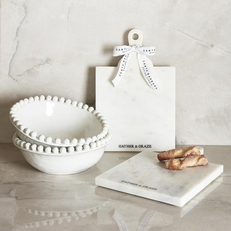 Marble Board with Handle - Gather & Graze