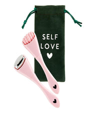 Spa To-Go Set -Pink with Green Pouch