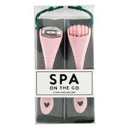 Spa To-Go Set -Pink with Green Pouch