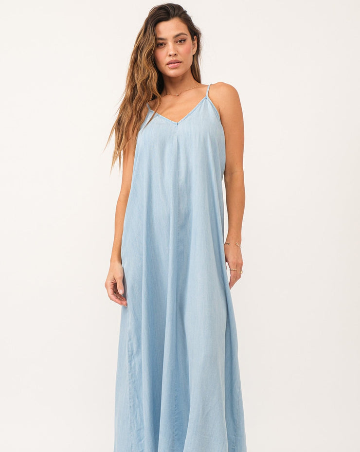 Dana Maxi Dress- Perfect Blue