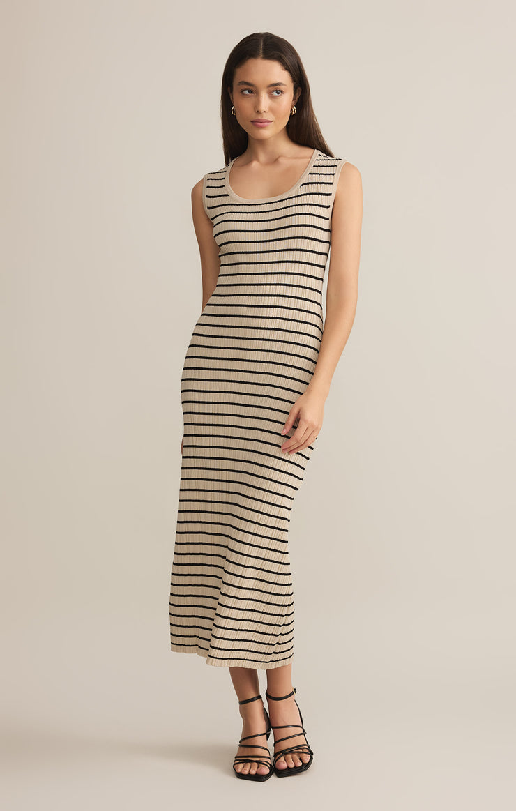 Gisele Stripe Midi Dress