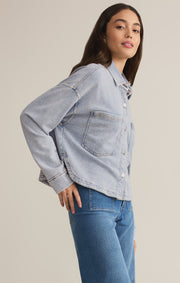 All Day Cropped Denim Jacket