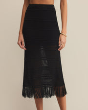Flynn Crochet Midi Skirt