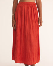 Nicoline Crinkle Midi Skirt