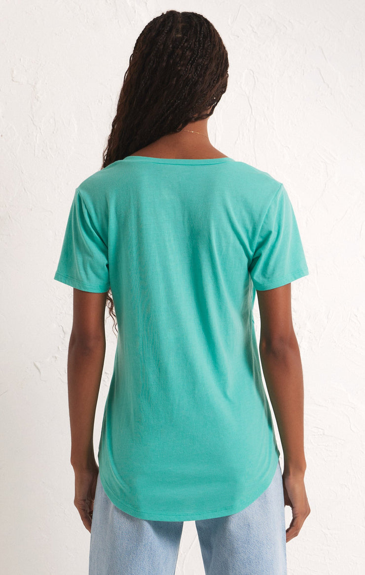 The Pocket Tee- Cabana Green