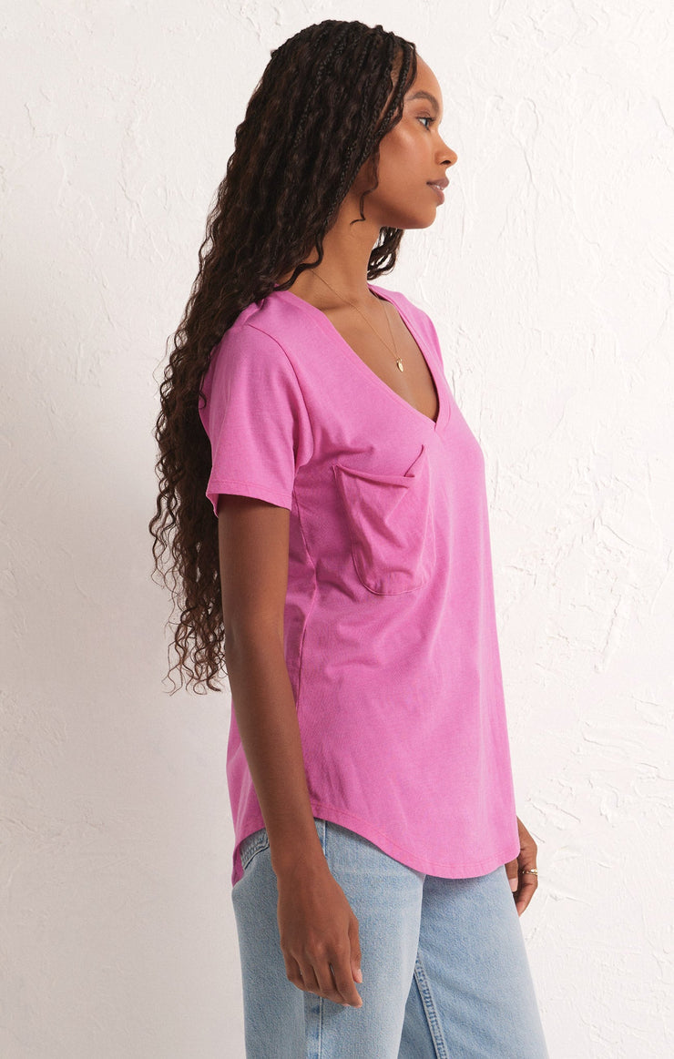 The Pocket Tee- Heartbreaker Pink