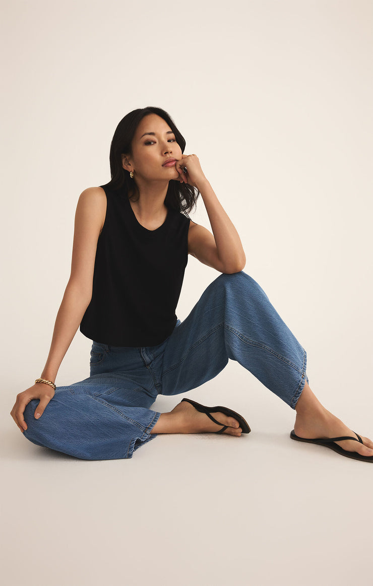 Sloane Jersey Muscle Tank