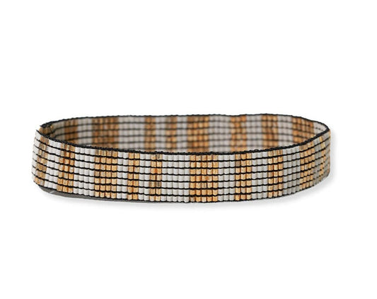 Alex Vertical Stretch Bracelet-Gold
