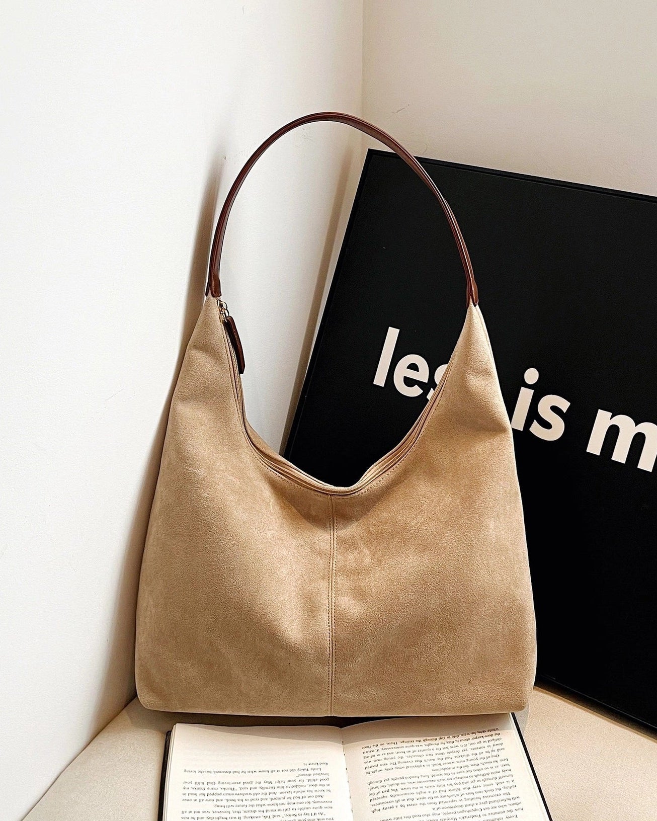 Vintage Suede Tote