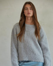 Knit Sweater Crew Neck Pullover