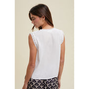 Valerie Lace Trim Blouse