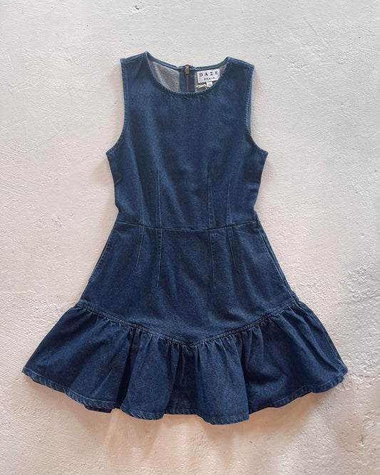 Laurel Ruffle Dress Moonlight
