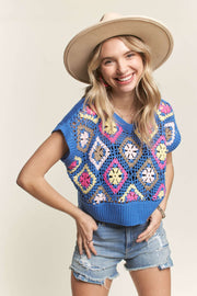 Kendra Crochet Top