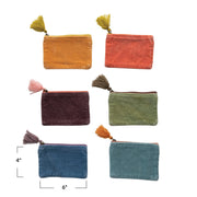 Velvet Zip Pouch-Small