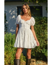 Laters Baby Eyelet Mini Dress