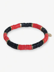 Grace Two-Color Block Sequin Stretch Bracelet