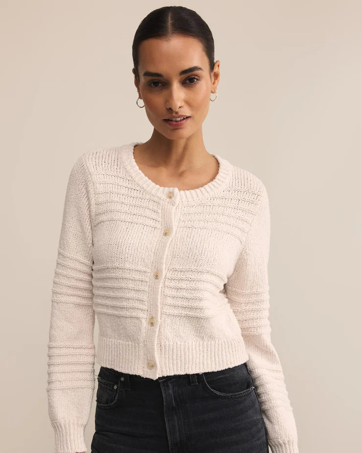 Between the Lines Cardigan Crystal