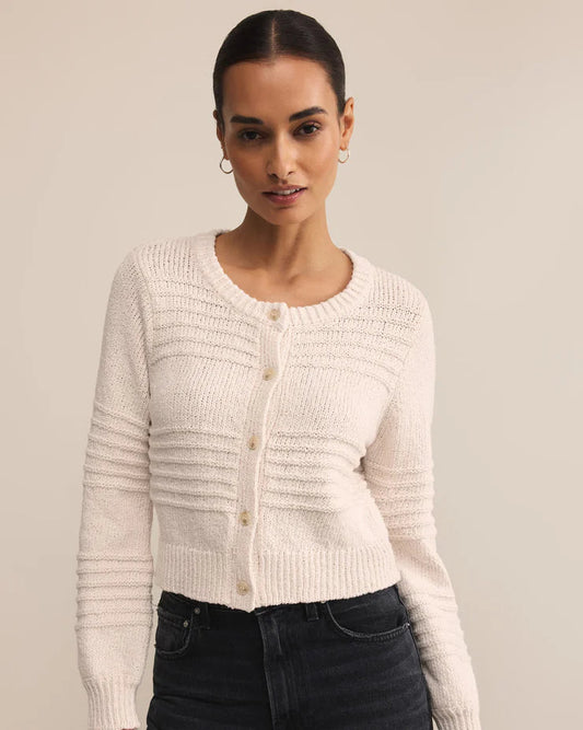 Between the Lines Cardigan Crystal