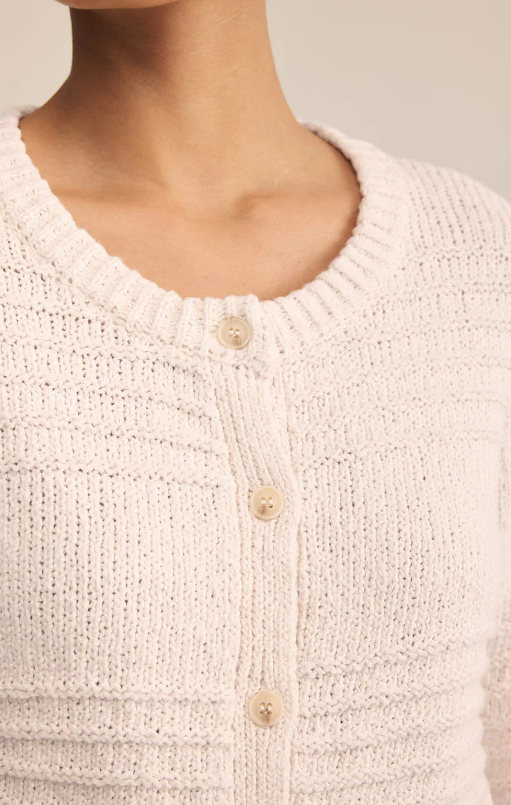 Between the Lines Cardigan Crystal