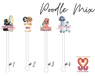 Poodle Mix Stir Sticks