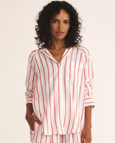 The Perfect Line Top Cabana Red