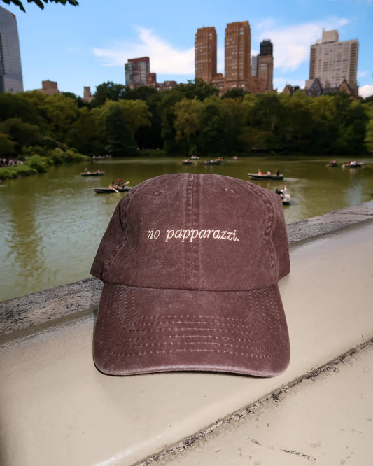No Papparazzi Dad Cap