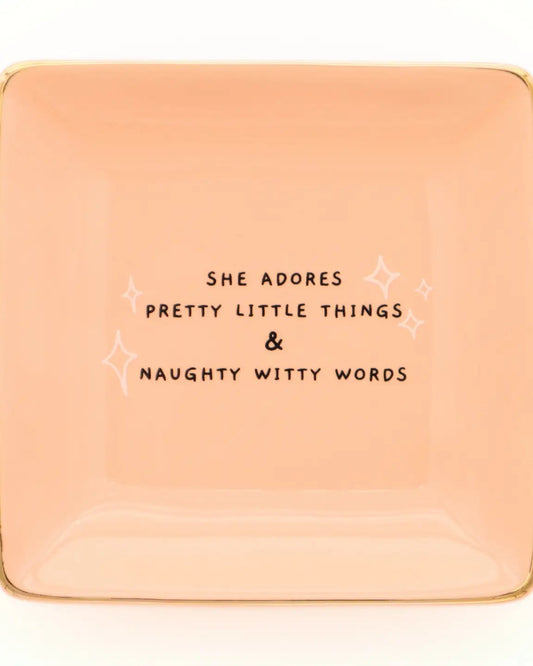 Square Trinket Tray She Adores Pretty Little Things