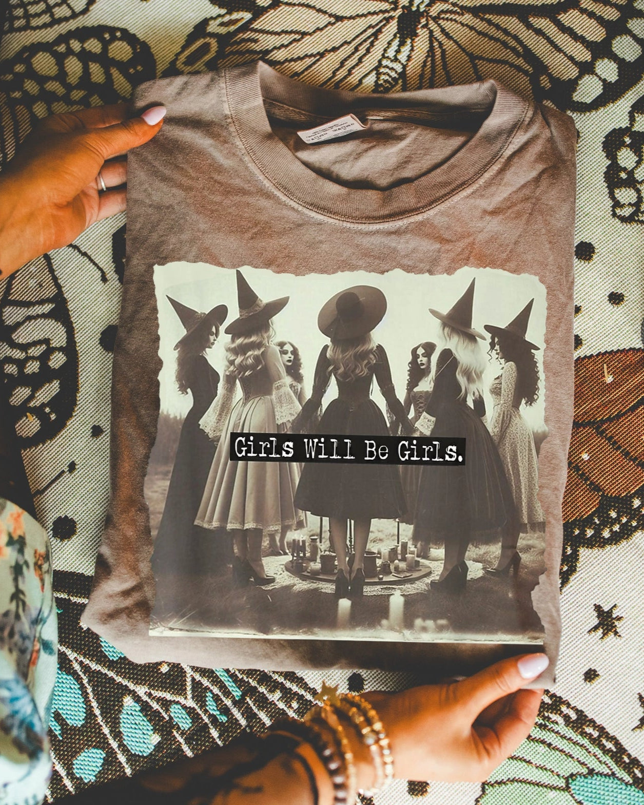 Girls will be Girls Witch T-shirt