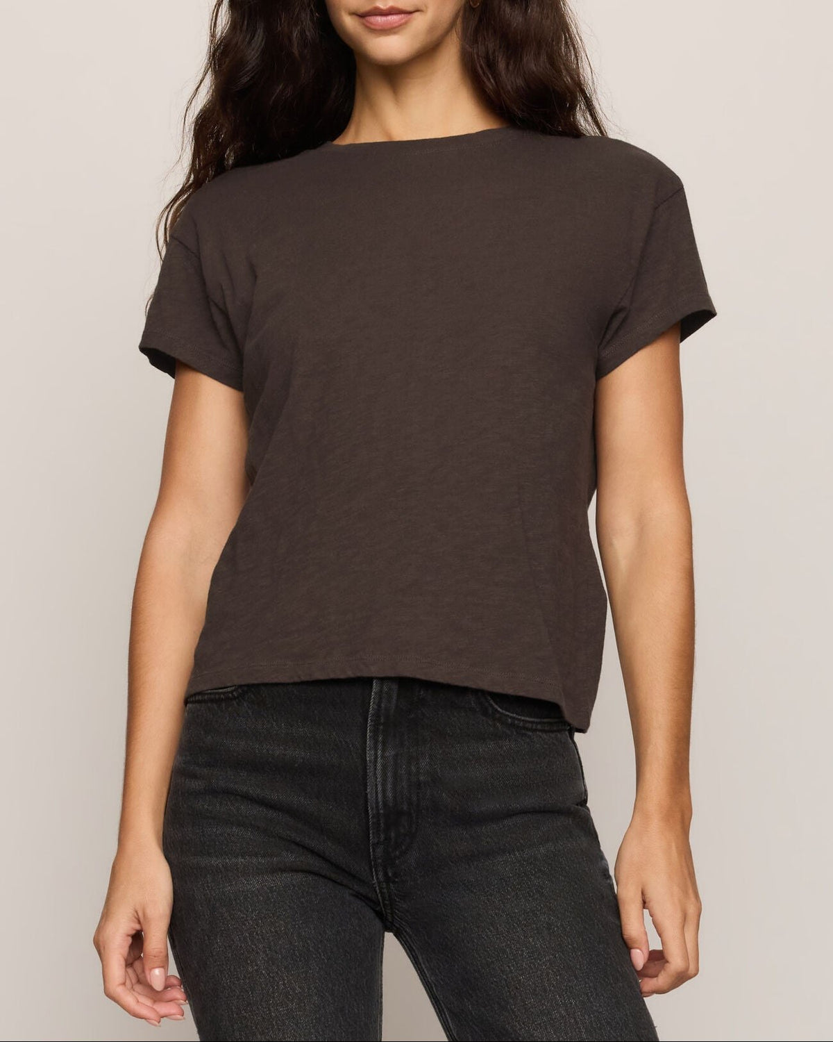 Modern Slub Tee Cocoa Bean