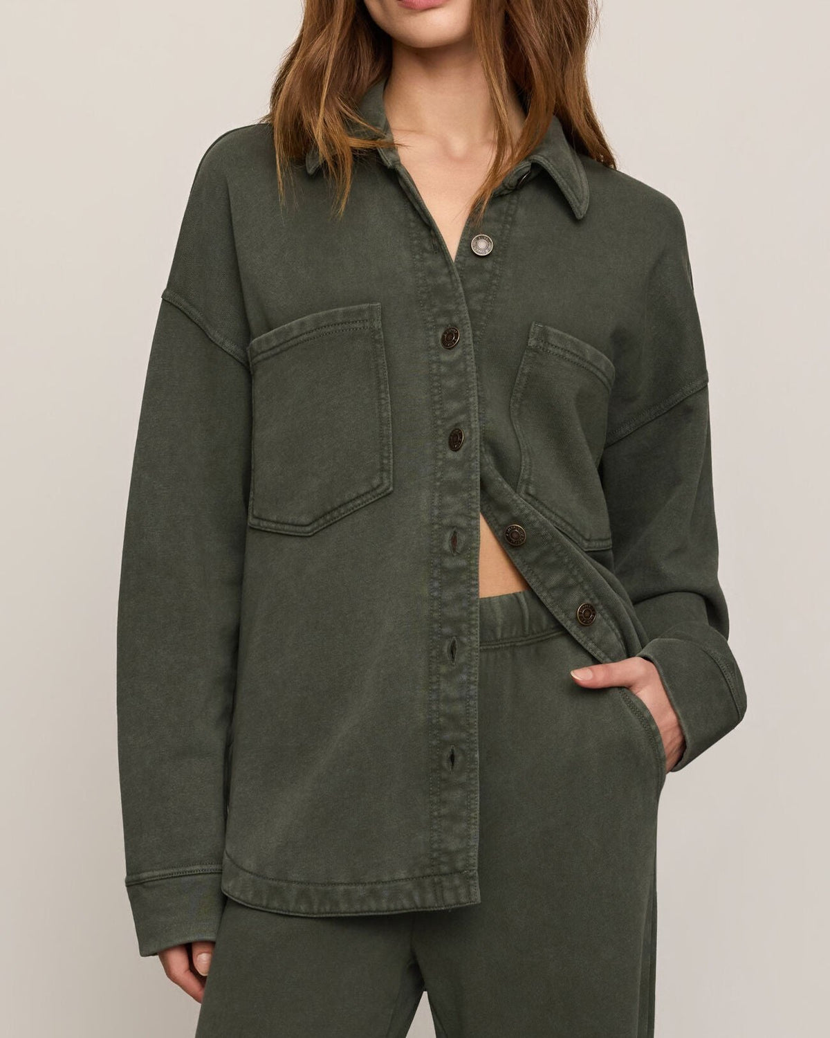All Day Knit Jacket Classic Olive