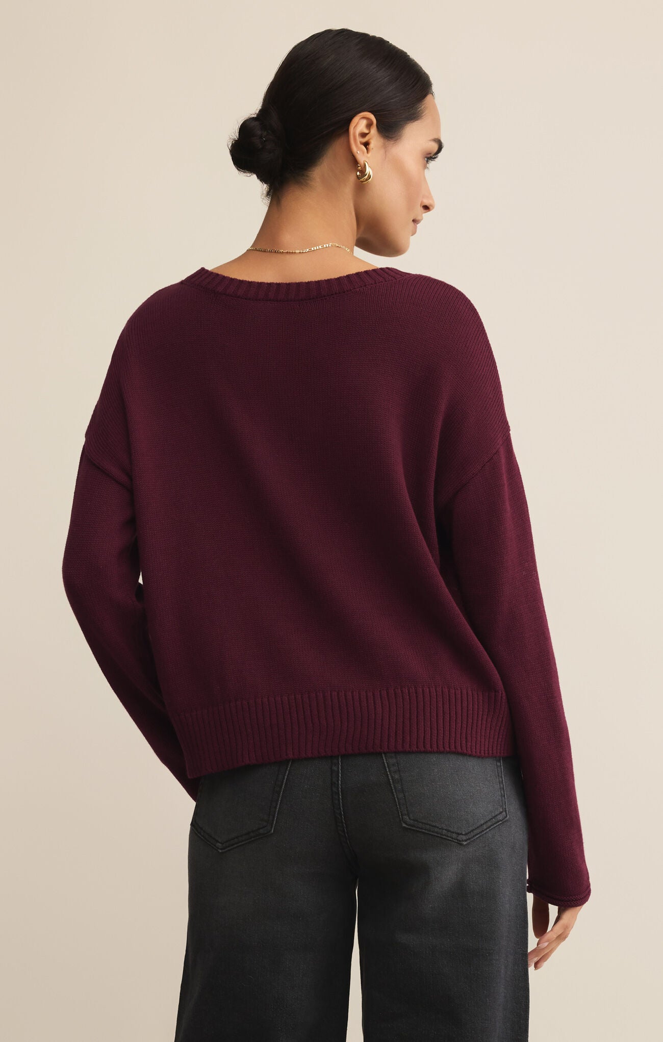Sienna Merry Sweater Merlot
